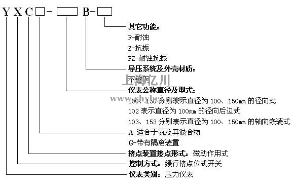 YNXC-100B耐震電接點(diǎn)壓力表